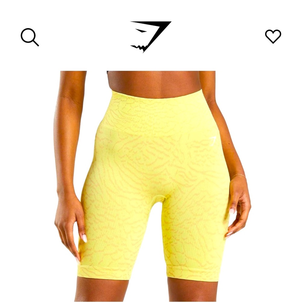 Gymshark medium yellow